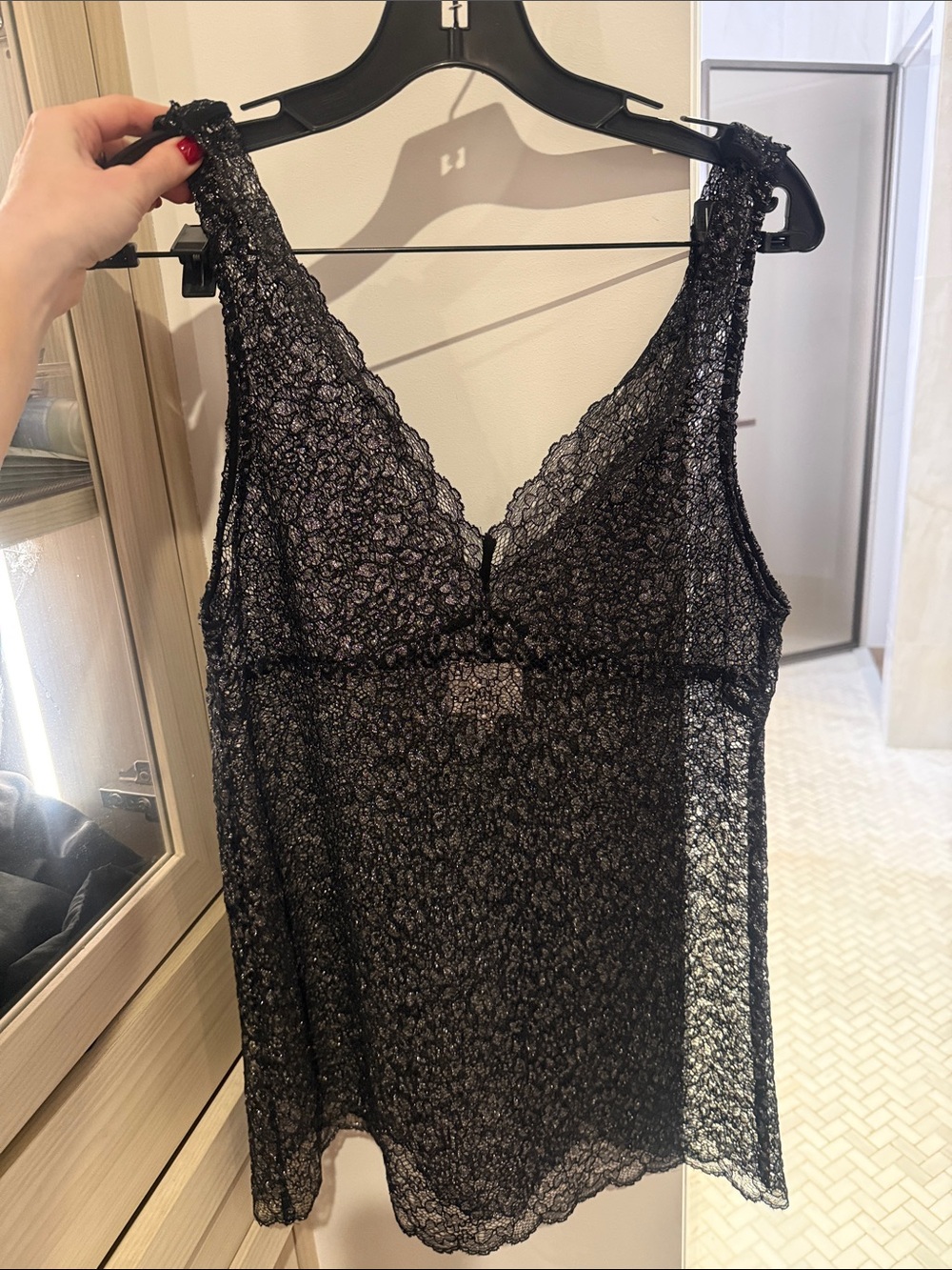 Cinq a sept Sheer lace dress